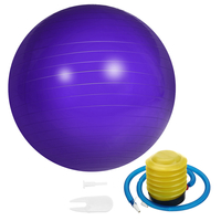45cm Yoga Ball Fitness Sport Pilate Accouchement Exercice Massage Ballon De Gym Avec Pompe