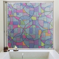 45cmx2m film de fenêtre en verre dépoli intimité autocollant auto-adhésif chambre salle de bain