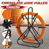 4.5mmX70m extracteur de câble en fibre de verre tige de course serpents ruban de poisson Rodder plomb Flexible fil élect