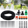 45Pcs 50ft / 15m Kit dirrigation goutte à goutte Système dirrigation de jardin avec tuyau de distribution Buse