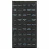45pcs caravane panneau de circuit étiquette autocollant de décalque de commutateur instrument de bateau de la marine