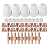 45pcs conseils de consommable de coupeur de plasma pour LG-40 PT-31 torche de coupe CUT40 CUT50