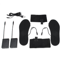 4.5V USB chaussures chauffantes semelle électrique Batterie alimenté thermique chaussures pied Boot Warmer
