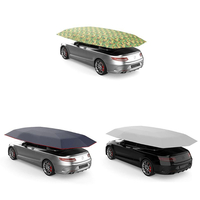 4.5x2.3M En Plein Air Véhicule De Voiture Tente De Voiture Parapluie Bâche Sun Shade Cover Oxford Tissu Polyester Couvre
