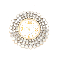 45x45CM Horloge murale de mode nordique Chambre silencieuse Horloges Maison créative Horloges