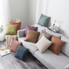 45x45cm lin couverture taie doreiller housse de coussin siège canapé taille cas maison chambre décor