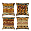 45x45CM Style National Africain Impression Géométrique Housse de Coussin Linge Taie doreiller Décor À La Maison Tai
