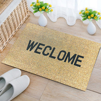 45x70cm WECLOME tapis de porte en caoutchouc intérieur non glissant Fluff tapis de tapis