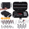 46 / 53pcs kits doutils de réparation de vélos de voiture mis en boîte à outils cas mécanique automatique multifonc