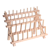 46 bobines pliant en bois broderie fil à coudre support support de cône support de stockage