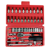 46 PCS Outils de réparation automatique Ensemble combiné Clé à douille manuelle Outils de protection moto