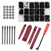 467 Pcs Rivet Attaches Retainer Push Pin Voiture Corps Pare-chocs Rivet Garniture Moulure De Retenue Clip Outils Kit