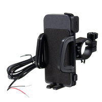 4.7-6 pouces Téléphone GPS Support de Navigation 12V-85V Chargeur USB pour Moto Vélo Électrique Scooter Guidon Universel