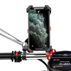 4.7-6.5 pouces réglable vélo support de téléphone Absorption des chocs GPS téléphone Clip support guidon extensible supp