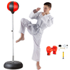47.24-59.05 pouces cible de boxe sac de balle de vitesse réglable Sport Fitness entraînement balle de frappe avec gants