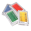 48 pièces/ensemble quatre couleurs planche en plastique Bio tranches accessoires de Microscope pour enfants