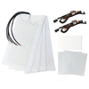 480x280mm 4 pads 2 sièges rembourrés chauffants en fibre de carbone pour coussins chauffants