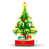486 pièces Sembo 601097 blocs arbre de noël boîte à musique rotative blocs de construction modèle joyeux noël jouet pour