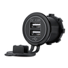 4.8A double USB chargeur de voiture 2 affichage LCD affichage 12V / 24V charge universelle pour téléphone