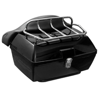 48L Moto Scooter Arrière Tronc Arrière Haut Queue Boîte Boîte Bagages Boîte À Outils Universelle Pour Harley