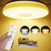 48W LED Plafonnier Télécommande pour Salon AC180-260V 3 Cuisine Salon Chambre