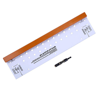 490x130x30mm étagère goupille de forage gabarit de scie cloche haute précision localisateur de travail du bois scriber p