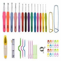49pcs sac crochet combinaison outil crochet ensemble