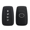 4 boutons Silicone clé de voiture à distance cas / sac titulaire de la couverture pour Toyota Camry hybride Prius 2017-2