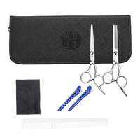 4CR13 Ciseaux de coupe de cheveux Tondeuse à cheveux de poche Ciseaux de beauté pour cheveux Ciseaux Set Barber Tool