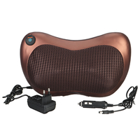 4D masseur électrique oreiller lombaire cou Massage du dos coussin de pétrissage de chaleur pour voiture de bureau à dom