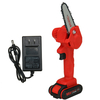 4inch 1200W 88V scie à chaîne électrique 7500mAh scie de journalisation portative rechargeable avec Batterie