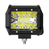 4inch 60W 2400LM tri-rangée LED travail barre de lumière combinée brouillard conduisant le blanc pour le bateau de camio
