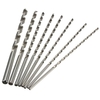 4mm à 10mm de diamètre à long HSS tarière torsion foret supplémentaire tige straigth 200mm 