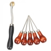 4mm Cuir Étoffe Surpiqure Roue avec 5 Pcs Awl Pin À Coudre À La Main Poinçon Trou Outil