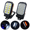 4 modes COB T6 LED Lampe de camping pliable ultra lumineuse Lanternes de survie portables super lumineuses avec support