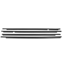 4PC porte automatique fenêtre garniture moulure ceinture coupe-froid pour Toyota RAV4 2009-2012
