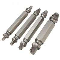 4PCS 1 2 3 Outil Plot 4 Double Faces Endommagés Extracteur à Vis de Déménageur