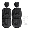 4pcs / ensemble housse de protection respirante siège avant de voiture en cuir PU universel