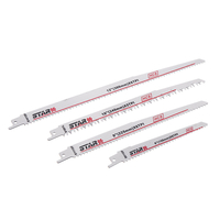 4Pcs / Set HCS Lame de scie alternative Lames de scie sauteuse en bois en plastique