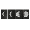 4pcs / set lune décoration murale affiche Art Print Canva Wall Picture Home Decorations