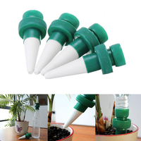 4pcs / set usine distributeur de goutteur deau jardin automatique débit deau droppers bouteille deau gout