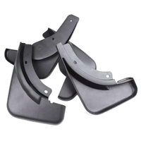 4pcs / set voiture molle garde-boue en plastique fender bavettes garde-boue pour honda ville 2015