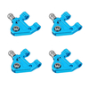 4pcs / set wltoys métal mise à niveau avant et arrière RC bras inférieur de voiture pour 1/28 P929 P939 K969 K979 K989 K