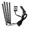 4PCS 12 LED Strip Light RGB Voice / APP Control Fairy Lights Lampe Party étanche
