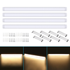 4Pcs 120cm AC85-265V LED Lumières à montage en surface 2835SMD LED Batten Linear Tube Light pour Office Supermarket Home