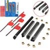 4pcs 12mm Shank outil de tournage externe avec CCMT09T304 inserts en carbure CNC machines-outils de tournage