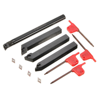 4pcs 12mm tour ennuyeux bar tunring porte-outil avec 4pcs dcmt0702 insert