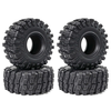 4PCS 1.9 Inch Upgraded Tyres for 1/10 TRX4 SCX10 RC Car Rock Crawler Climbing Off-Road Truck Vehicles Models Spare Parts