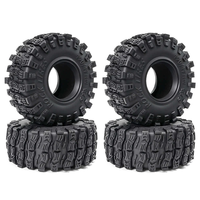 4PCS 1.9 Inch Upgraded Tyres for 1/10 TRX4 SCX10 RC Car Rock Crawler Climbing Off-Road Truck Vehicles Models Spare Parts