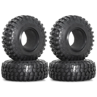 4PCS 1.9 Inches Tyres Tire Skin for 1/10 Rock Crawler Climbing Truck RC Cars Vehicles Models Spare Parts Accessories